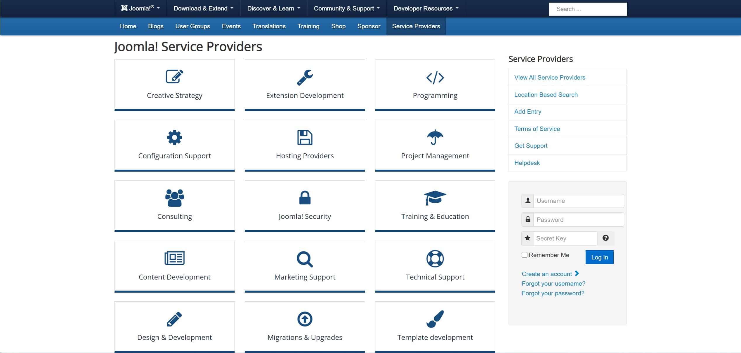 joomla developers directory
