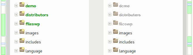 Diff Compare two websites with Meld