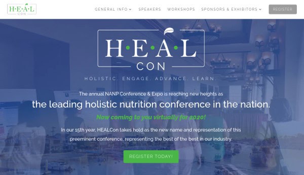 Heal Con, a National Association of Nutrition Professionals event