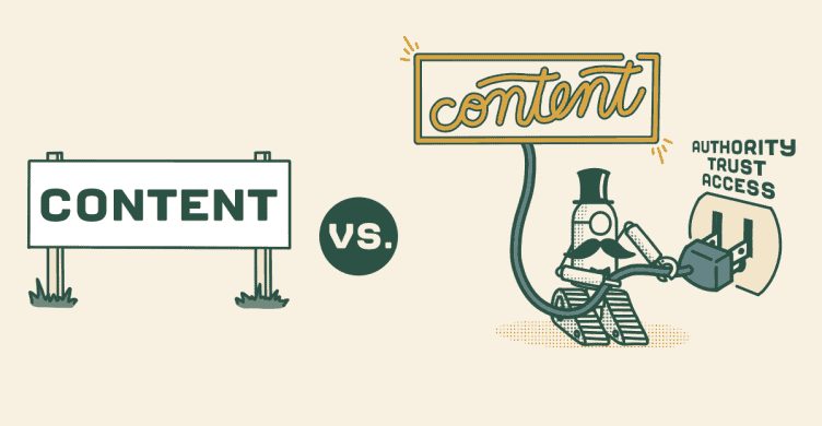 A robot plugging their content into authority trust and access