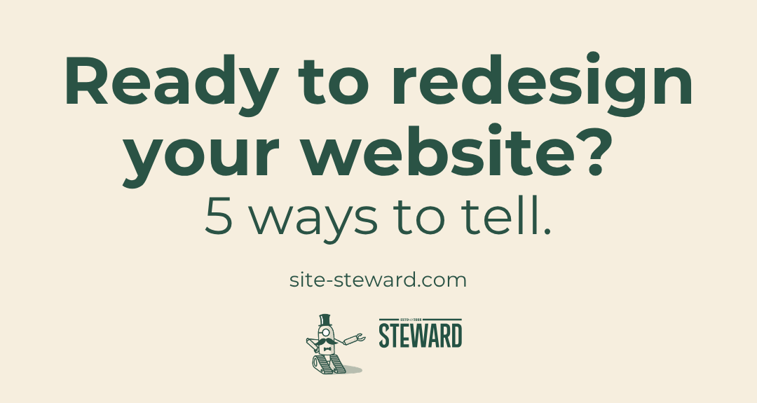 Ready to Redesign Your Association Website? 5 Ways to Tell.